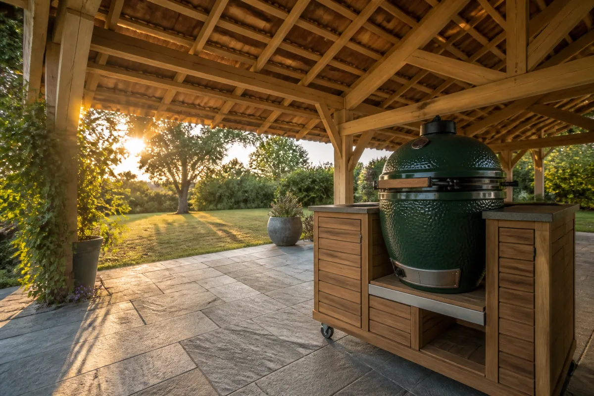 Abri pour barbecue extérieur : bien couvrir son kamado