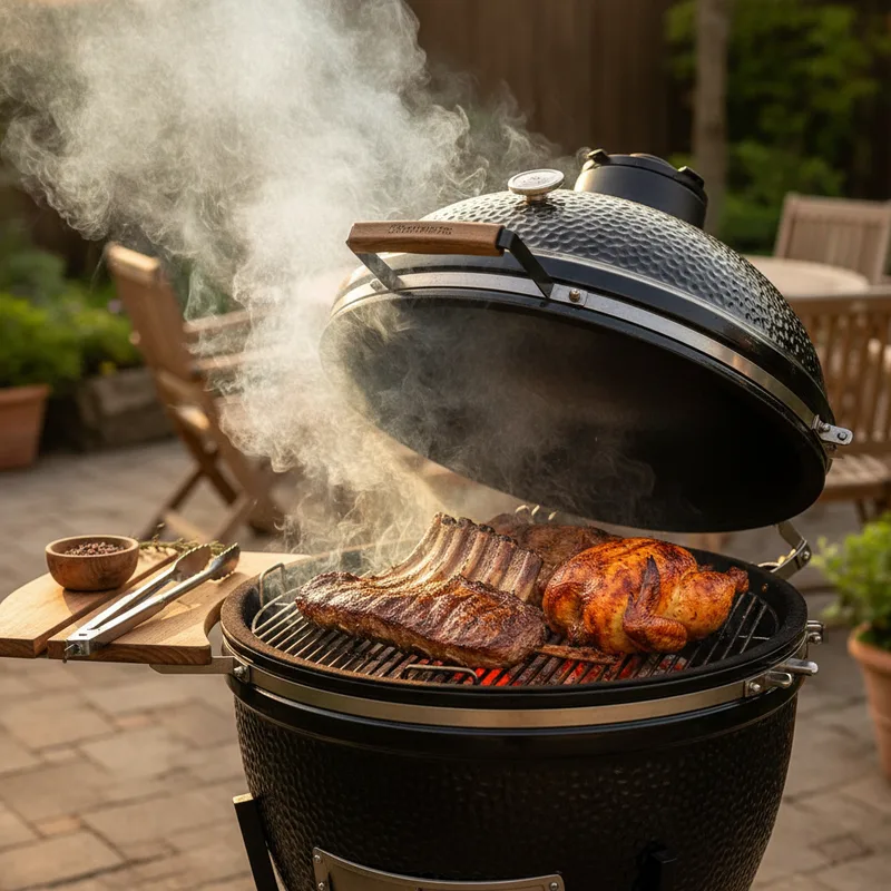 Barbecue en céramique : fonctionnement, avantages et utilisation