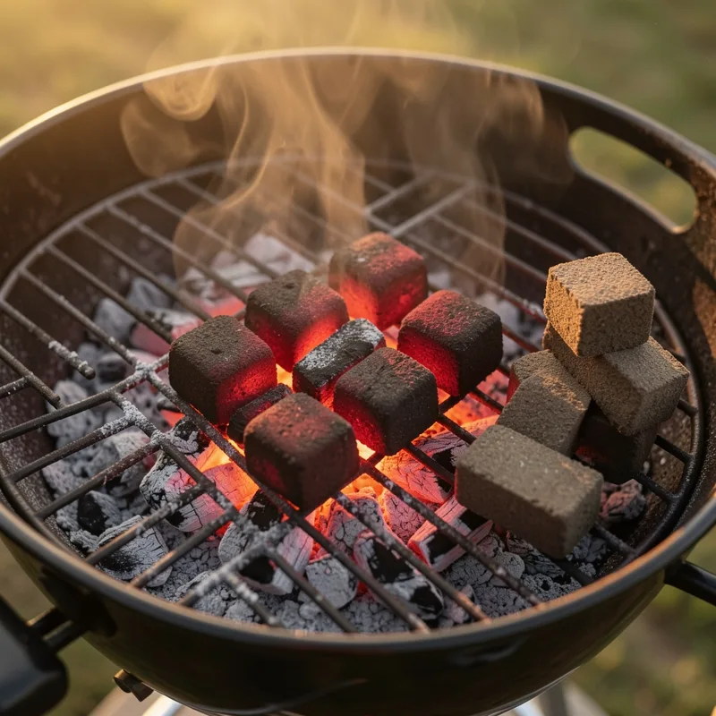 Briquettes barbecue : quand les choisir face au charbon de bois