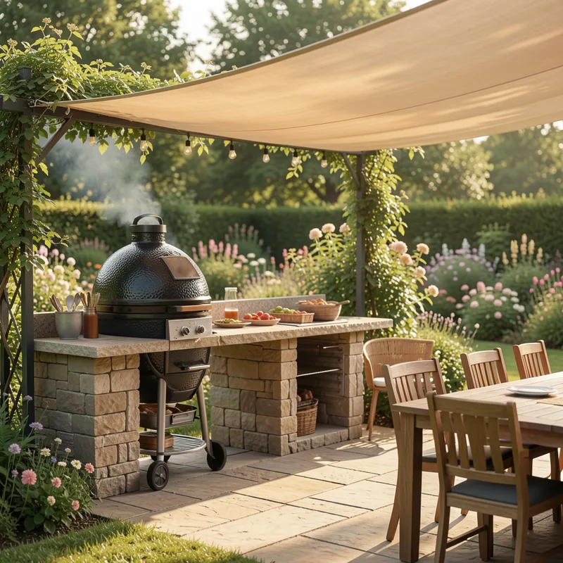 Ombrager son coin barbecue : protéger sa zone du soleil